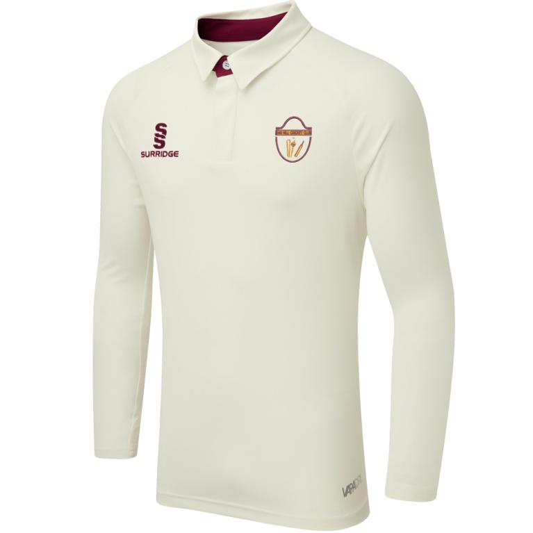 Bar Hill CC - Ergo Long Sleeve Cricket Shirt Maroon
